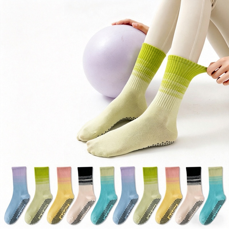 Pilates & Yoga With Harna - Dreamlikelin 1 Pair Women's Mid-Calf Yoga