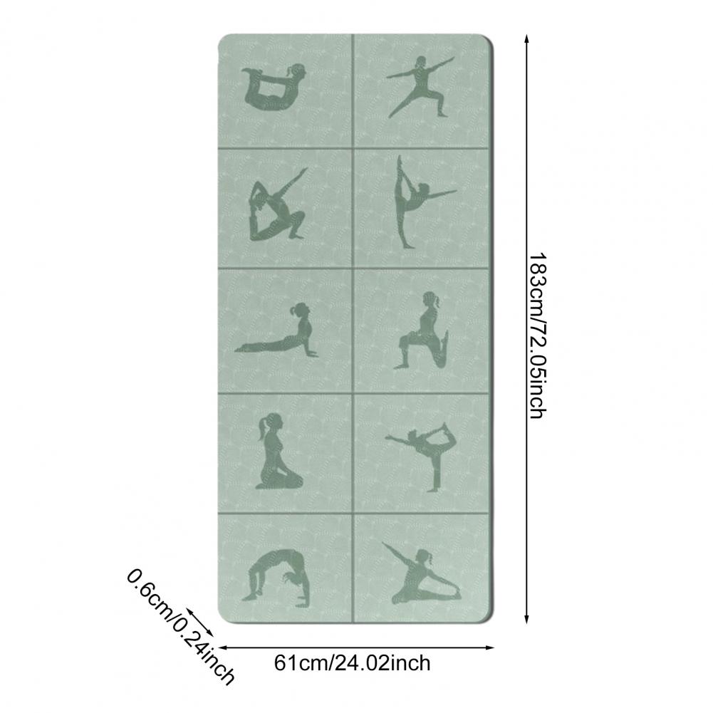 Pilates Yoga For Beginners - Foldable Yoga Mat Extra Portable Travel