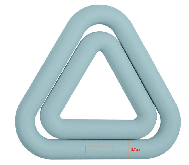 Pilates Yoga Ring - Triangle Iron Ring Yoga Weight-Bearing Aids