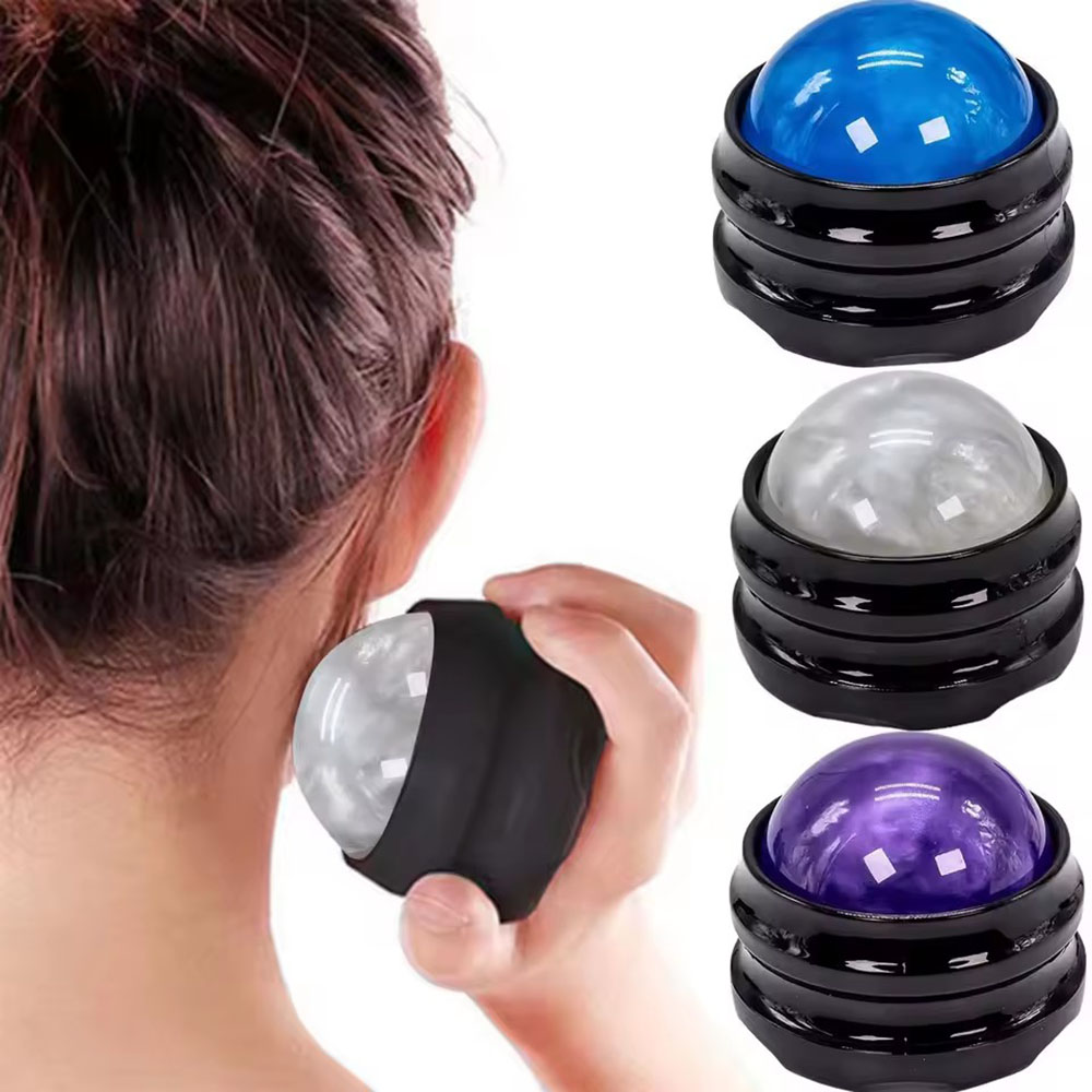 Pilates Yoga Ball - Handheld Massage Ball Roller Manual Resin