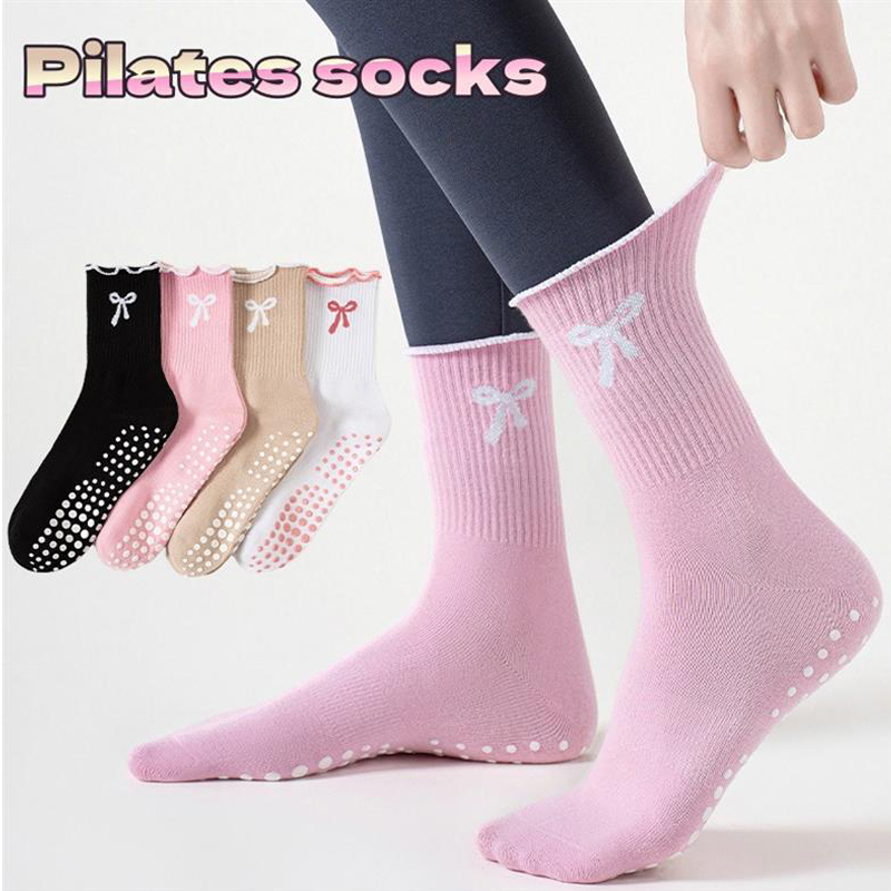 Pilates & Yoga With Harna - Dreamlikelin 1 Pair Women's Mid-Calf Pilates