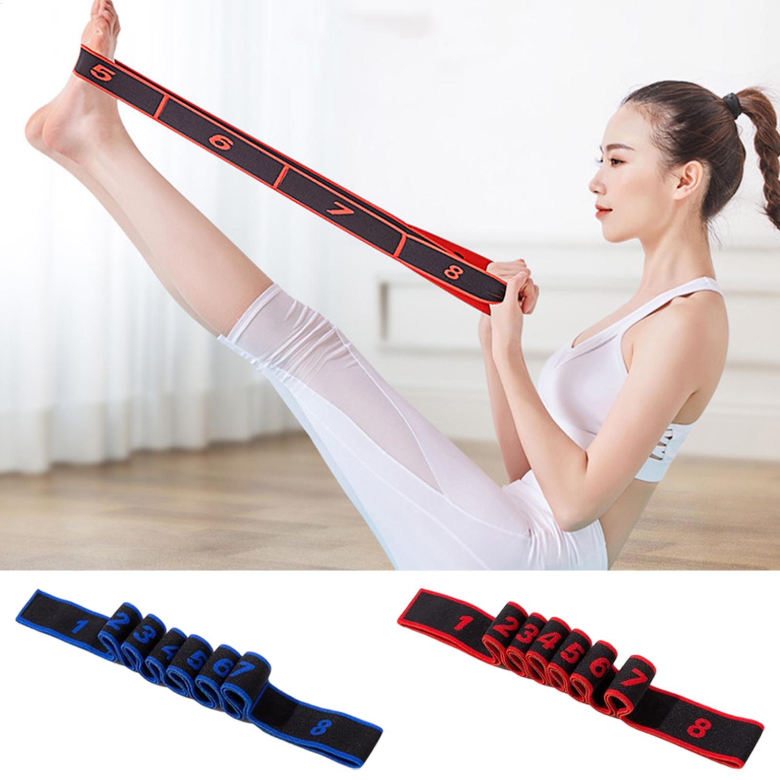 Pilates Yoga Stretching - Elastic Yoga Stretching Strap Portable Anti