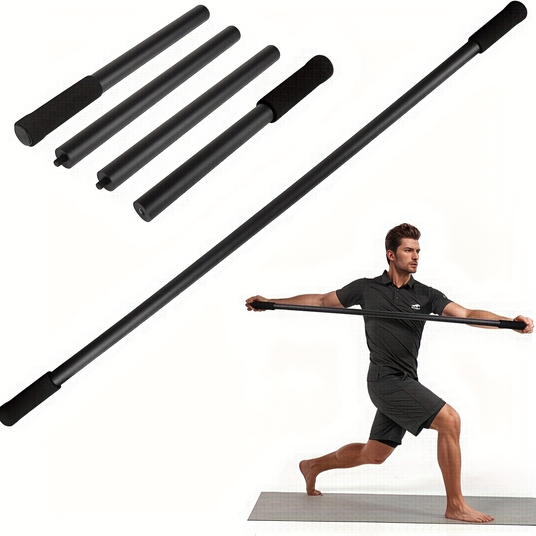 Pilates Yoga Stretching - Detachable Yoga Stick Adjustable Length Pilates