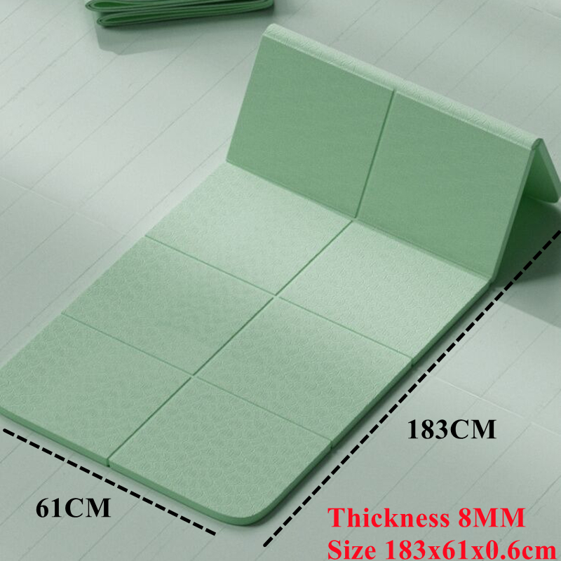 Folding Mat 183x61x0.8cm Eco-F - Pilates Yoga For Beginners 评论和价格