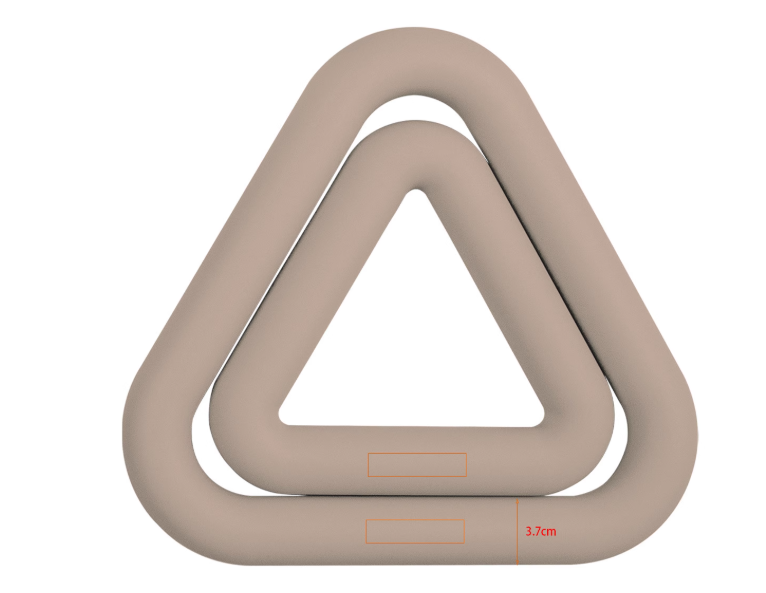 Triangle Iron Ring Yoga Weight - Pilates Yoga Ring 评论和价格
