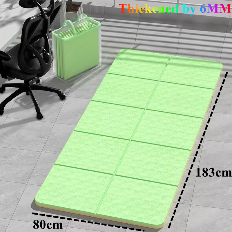 183x80x0.6cmFoldable Yoga Mat  - Pilates Yoga For Beginners 评论和价格
