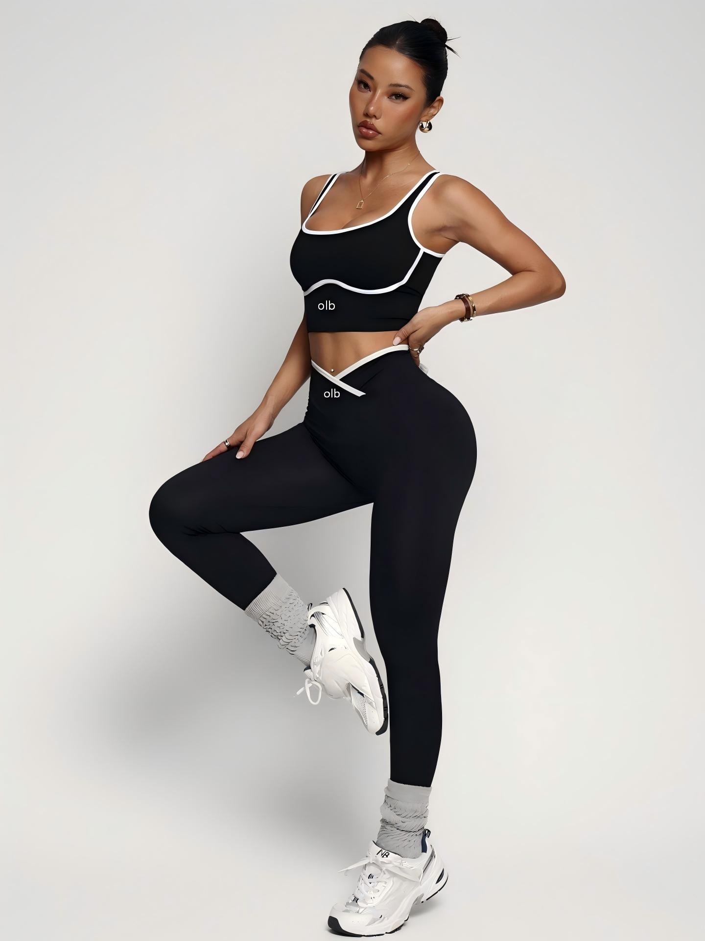 2-piece new sports bra vest pa - Yoga Strap Cotton 评论和价格