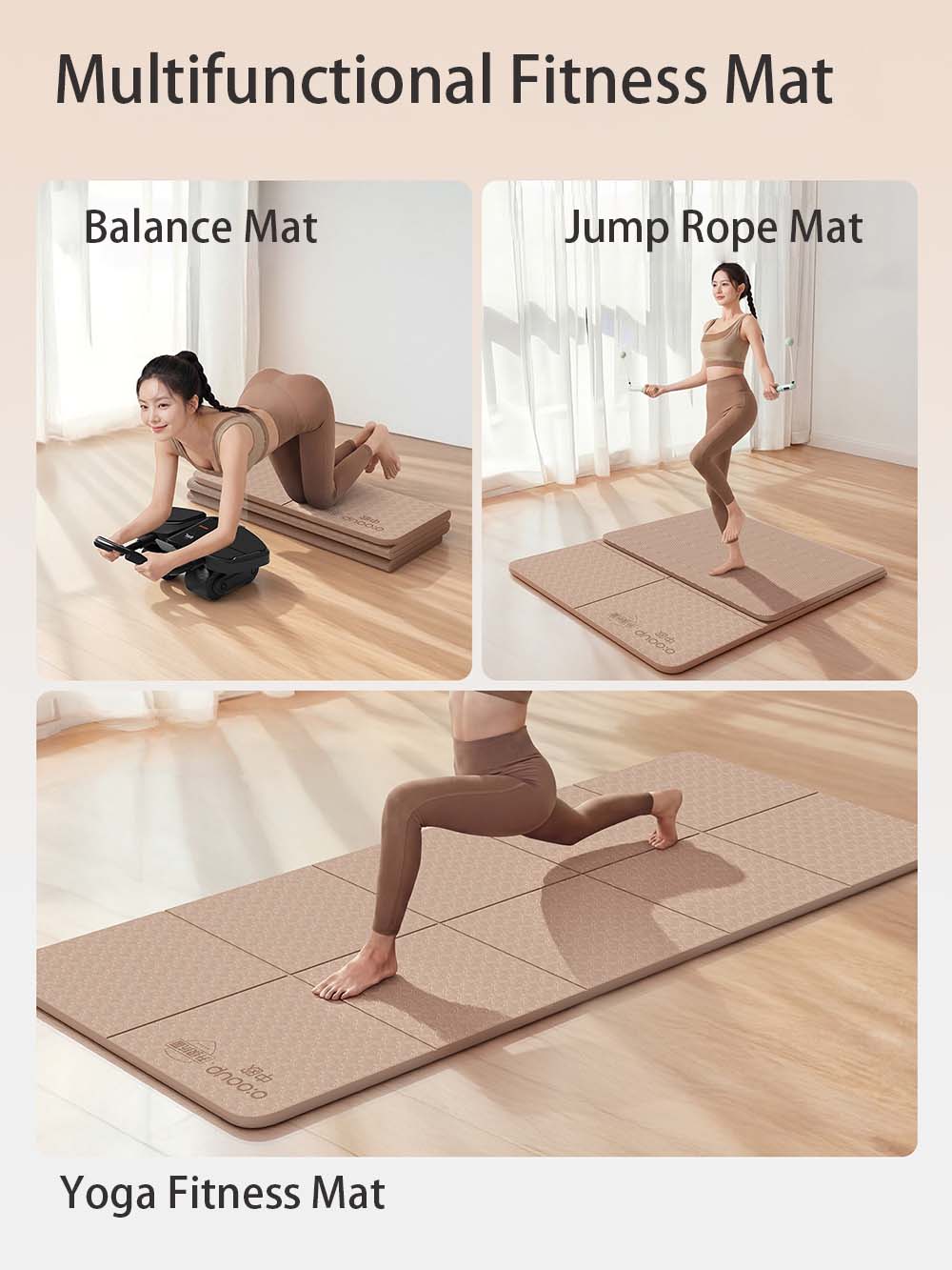 Foldable Yoga Mat Pilates Fitn - Pilates Yoga For Beginners 评论和价格