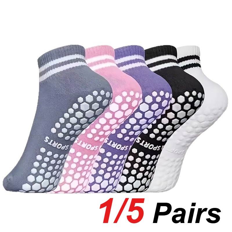 1/5 Pair Women's Silicone Anti - Pilates & Yoga With Harna 评论和价格