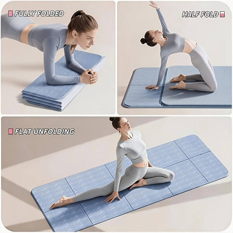 Non-Slip Extra Thick Foldable  - Pilates Yoga For Beginners 评论和价格