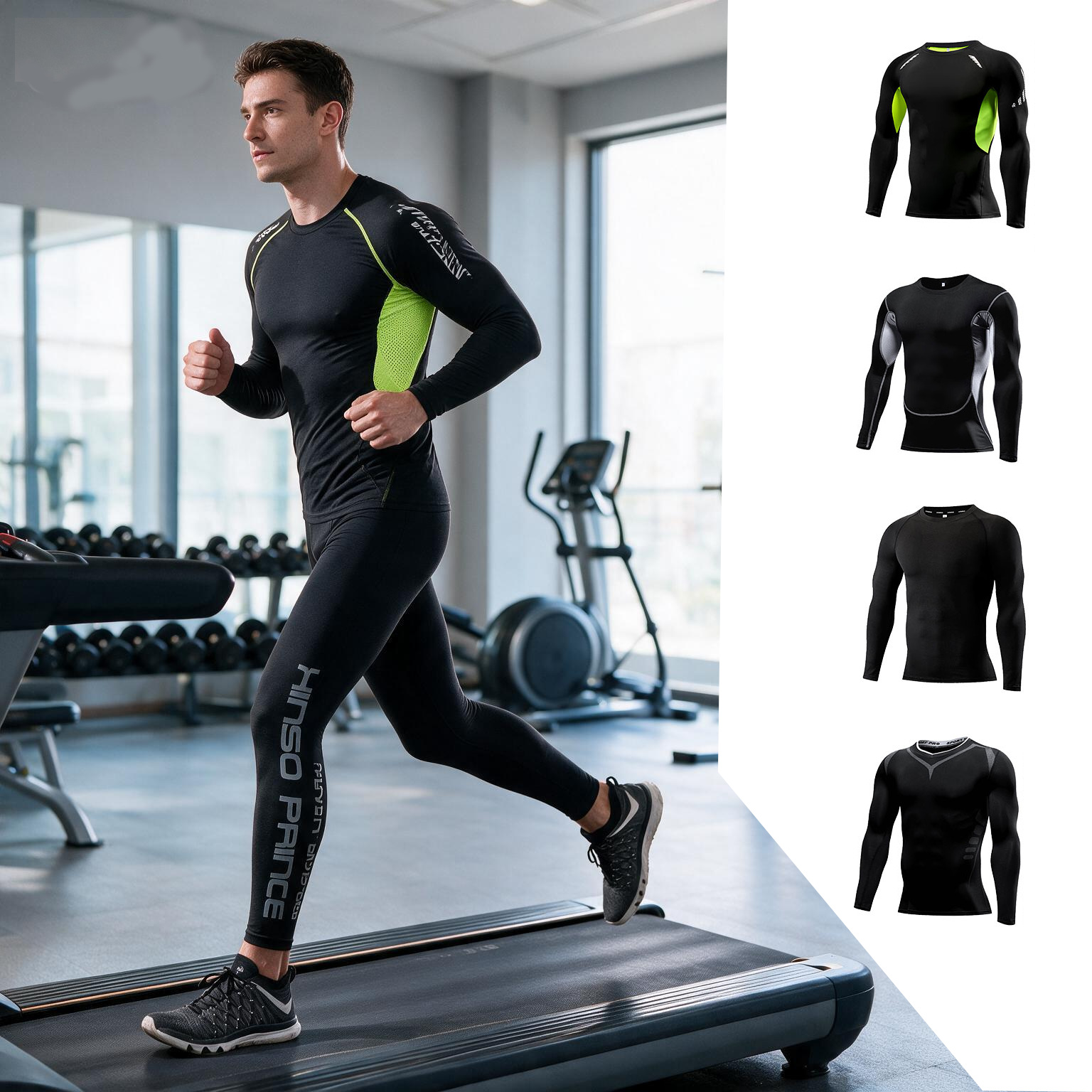 2026 Men Compression Sportswea - Pilates Yoga Set 评论和价格