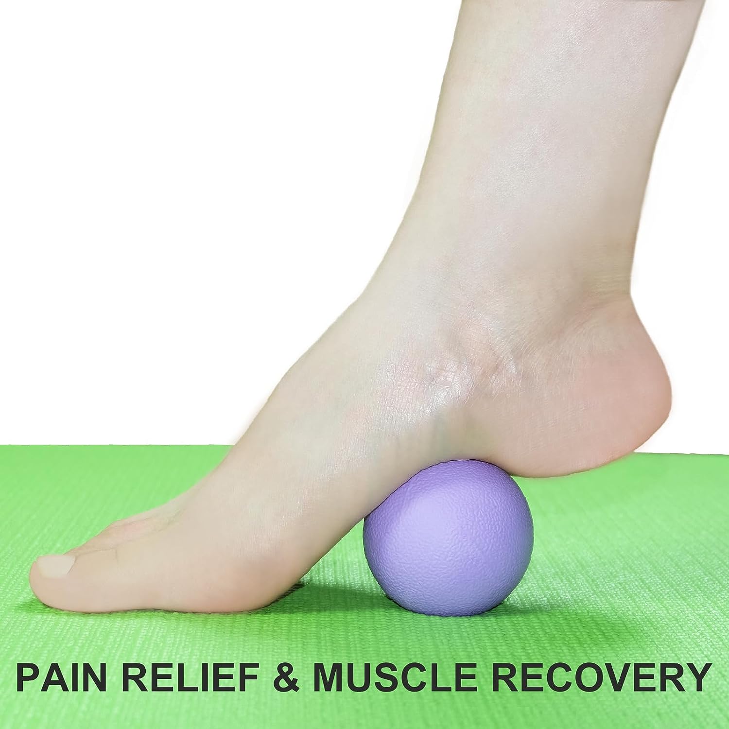 Hard Massage Lacrosse Ball TPR - Pilates Yoga Ball 评论和价格