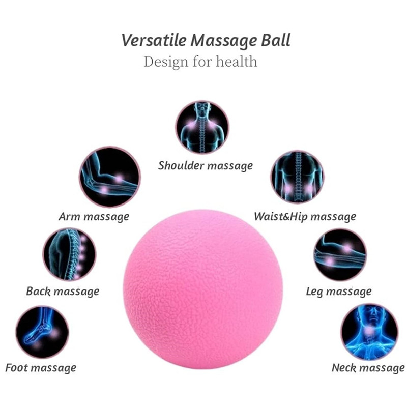 Hard Massage Lacrosse Ball TPR - Pilates Yoga Ball 评论和价格