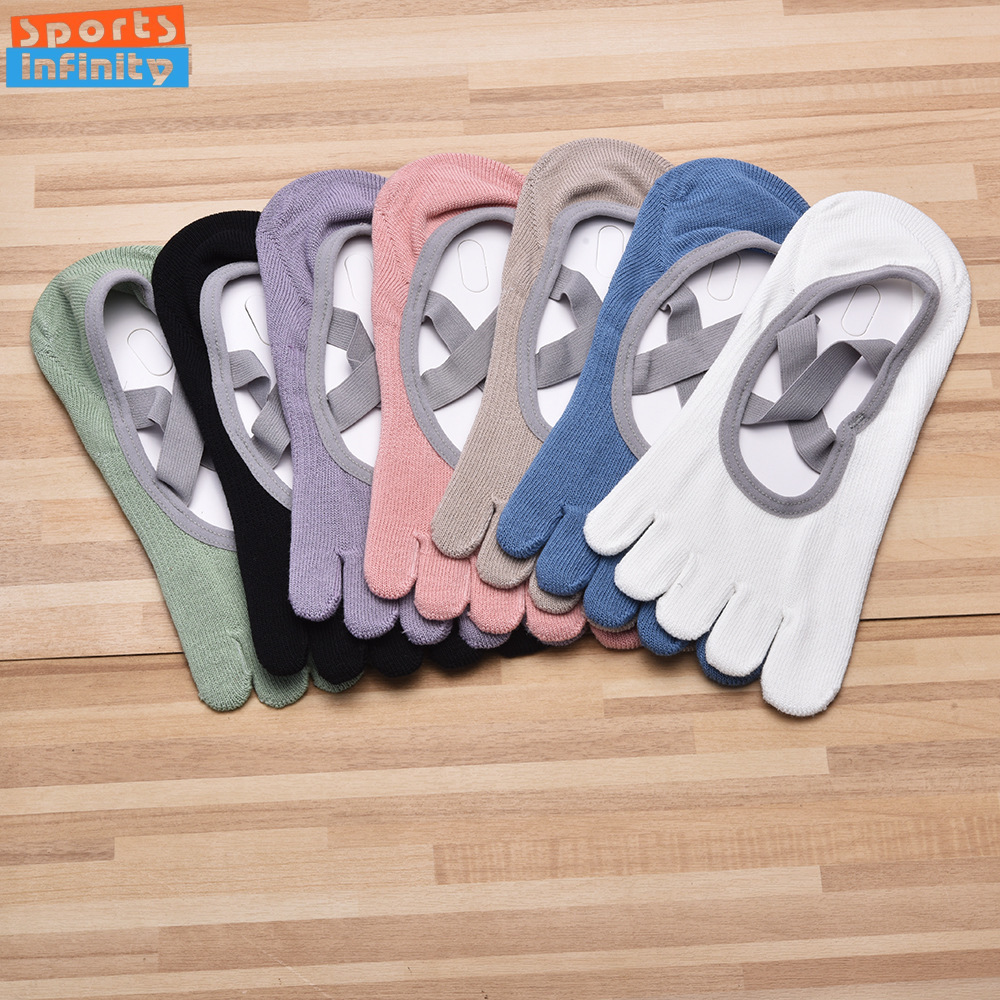 Women's Strap Five Finger Anti - Yoga Strap Cotton 评论和价格