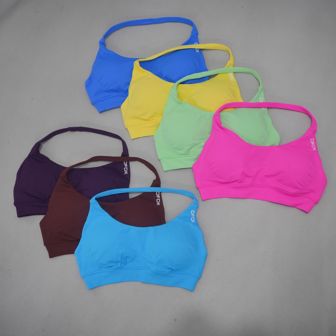 DFDK Women Seamless Sports Bra - Yoga Strap Cotton 评论和价格