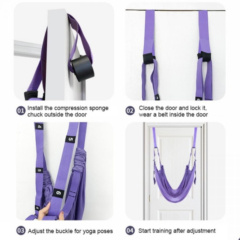 Adjustable Aerial Yoga Hammock - Pilates Yoga Stretching 评论和价格