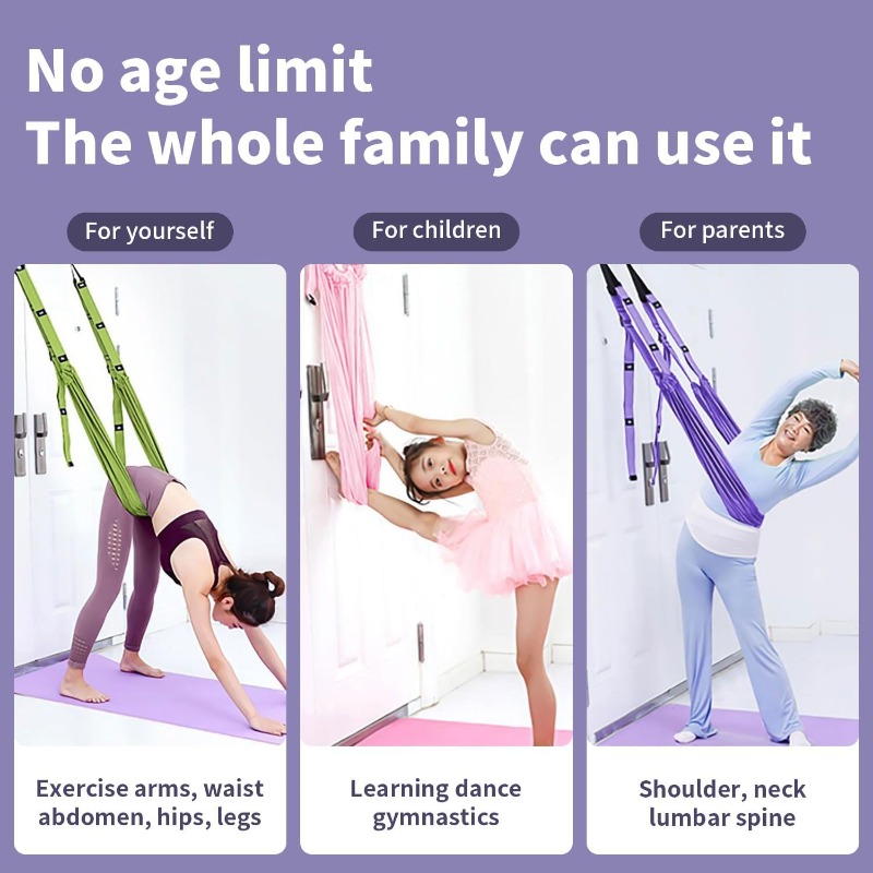 Adjustable Aerial Yoga Hammock - Pilates Yoga Stretching 评论和价格