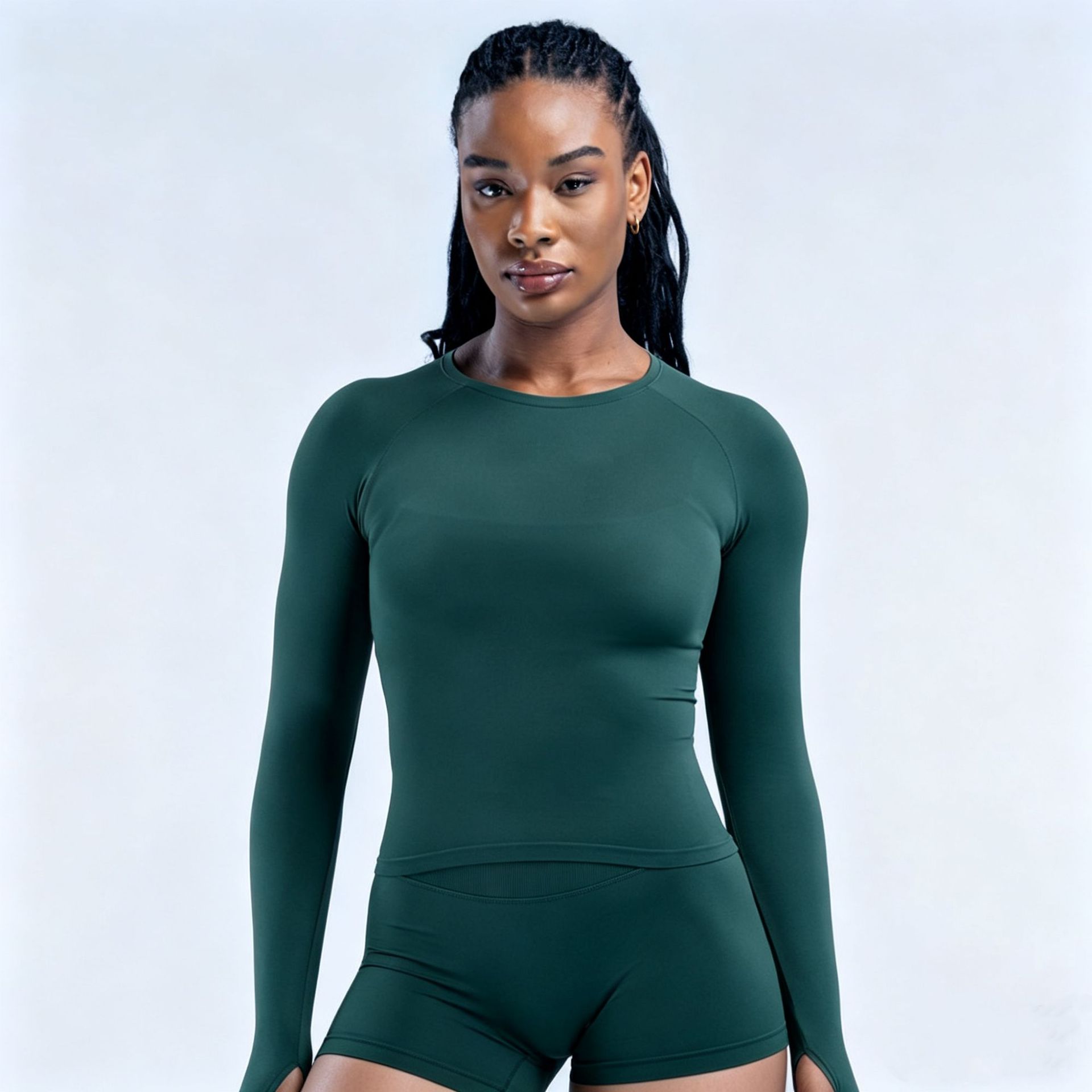 ENYFD Women's Seamless Long Sl - Yoga Strap Cotton 评论和价格
