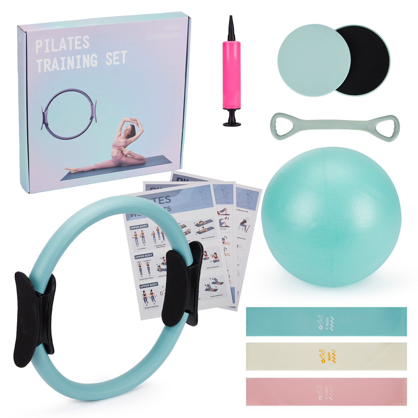Pilates Training Set, 6-in-1 P - Pilates Yoga Ring 评论和价格